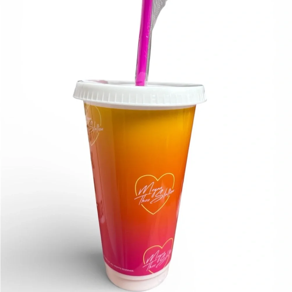 Rare Dunkin’ Megan thee stallion Hot Girls Run On Dunkin’ Cup